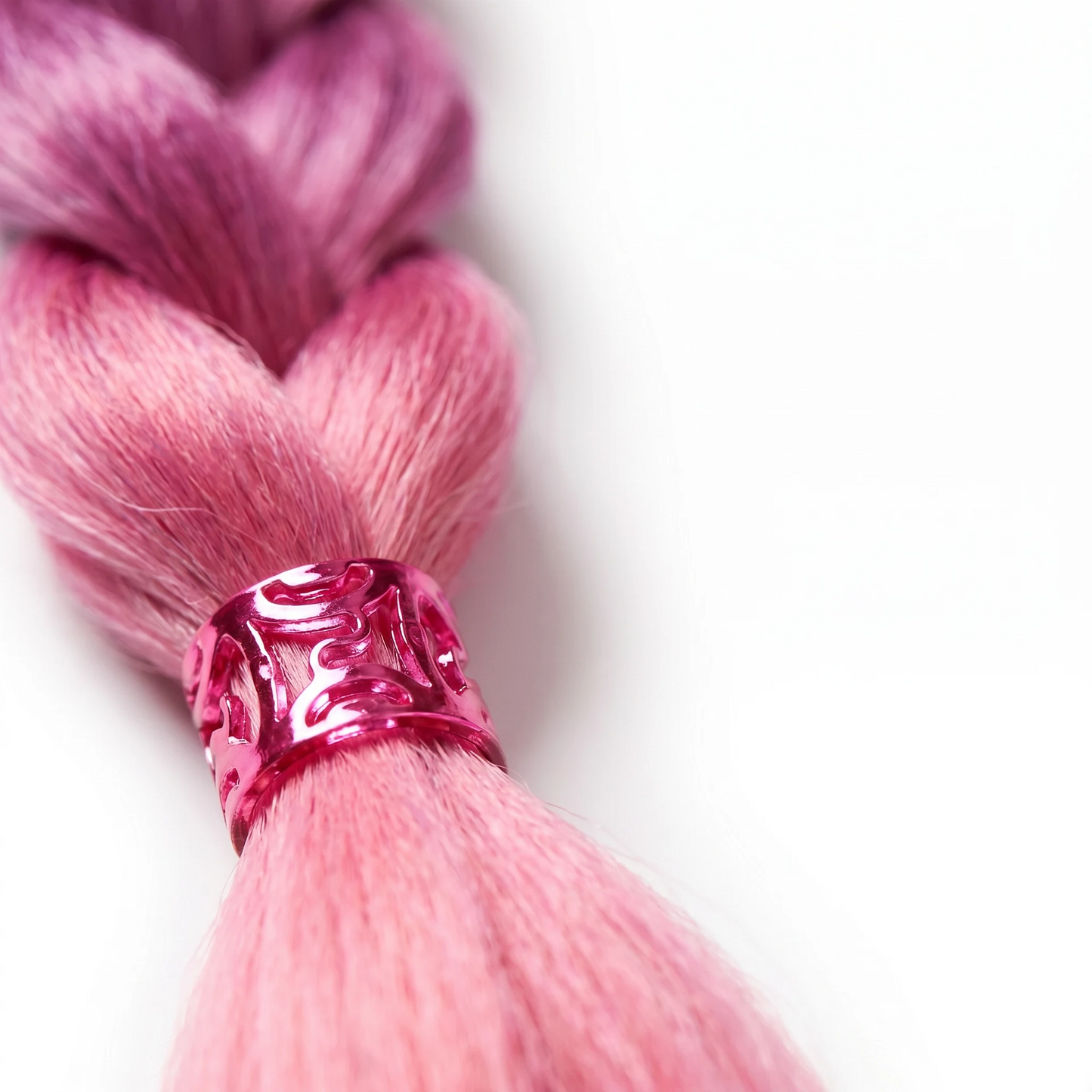 Pink Wavy Hair Ring - photo 2