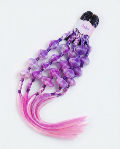 Midnight Rush Bubble Braids