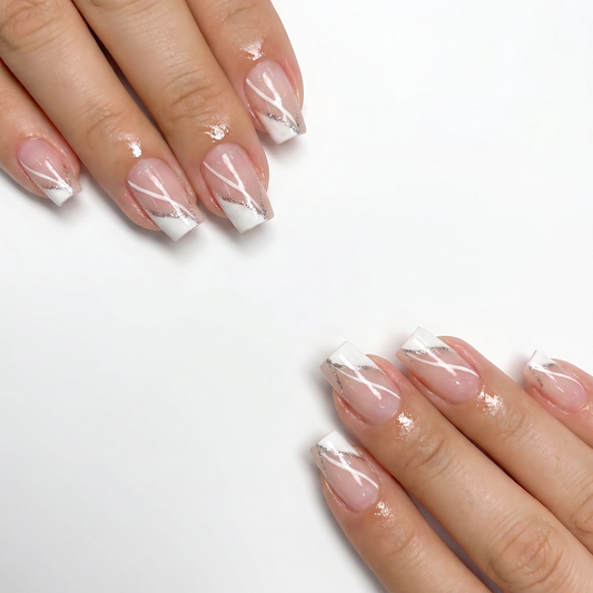 Crystal Cross Nail Set