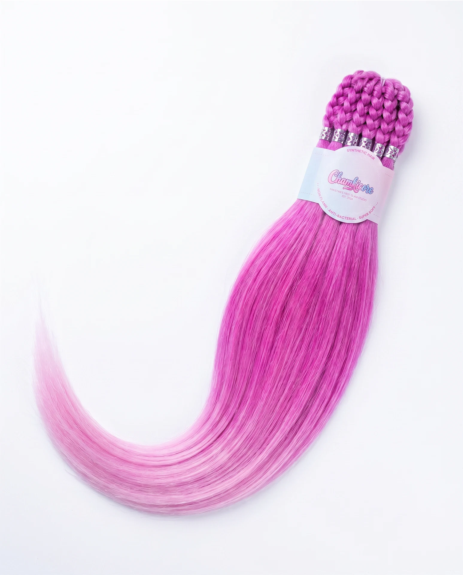 Blush Surge Knit Braid