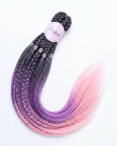 Midnight Blush Knit Braid