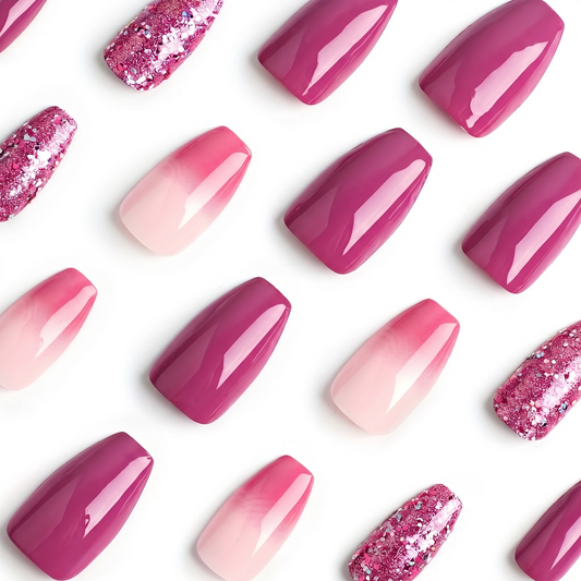 Berry Glam Nail Set