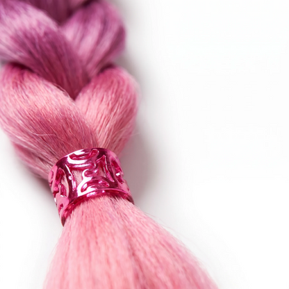 Pink Wavy Hair Ring - photo 2